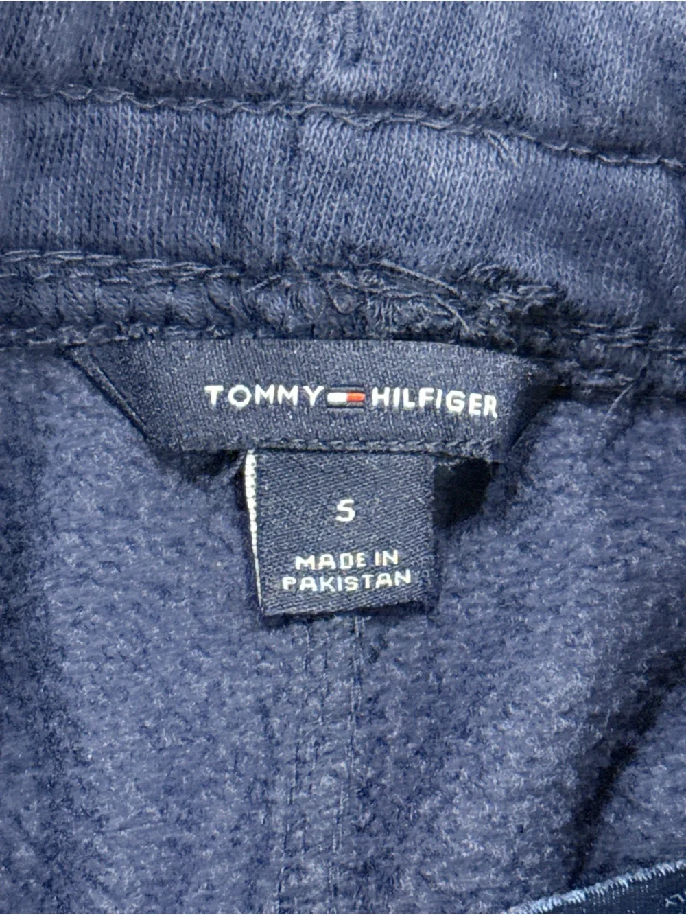 Tommy Hilfiger Boys Navy Sweat Shorts Fleece Logo Kids Toddler Size S 5T